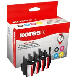 Kores, Druckerpatrone, Multipack Orig.Nr. LC-1240VALBP (BK, Color)