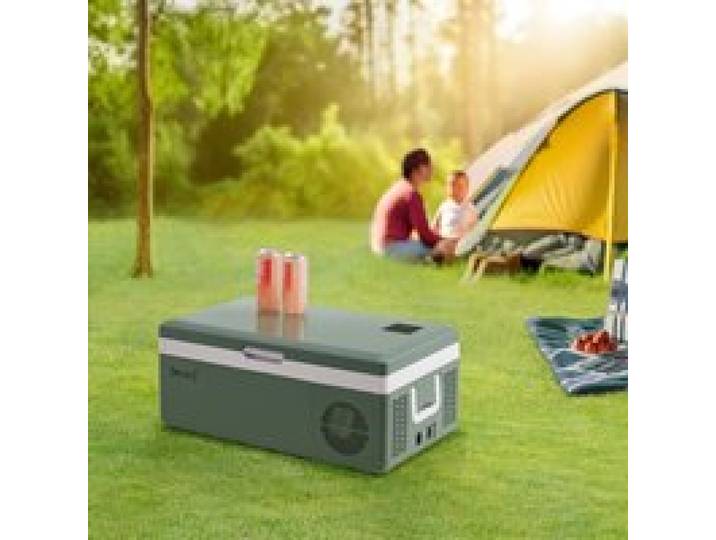Glacière électrique portable Arnesano capacité 15 L vert militaire
