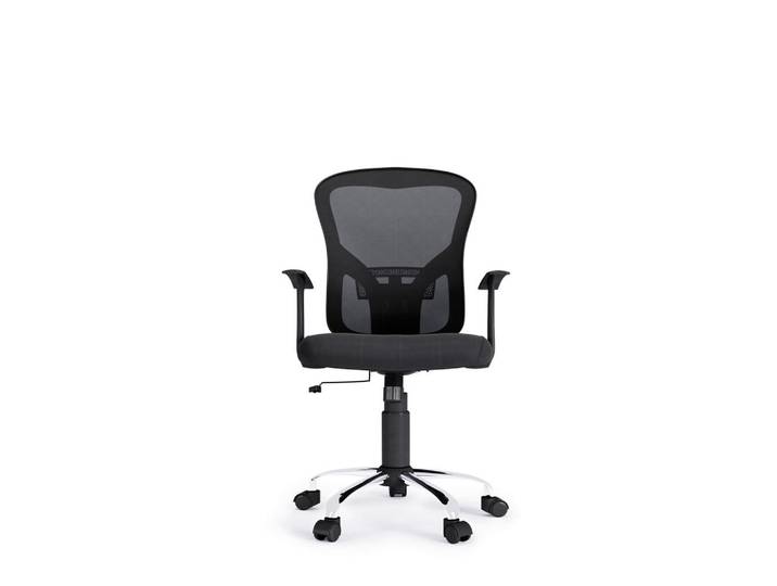 Mid.you Drehstuhl, Schwarz, Metall, Kunststoff, Textil, Sternfuss, 62x109x62 cm, Büromöbel, Bürostühle, Drehstuhl