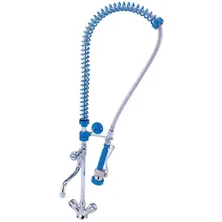BE-GASTRO I Profi Gastro Geschirrbrause Einloch "Premium" Drehgriff blau inkl. Wasserhahn, Mischbatterie & Drehgriff I Gastrobrause, Gastro Armatur