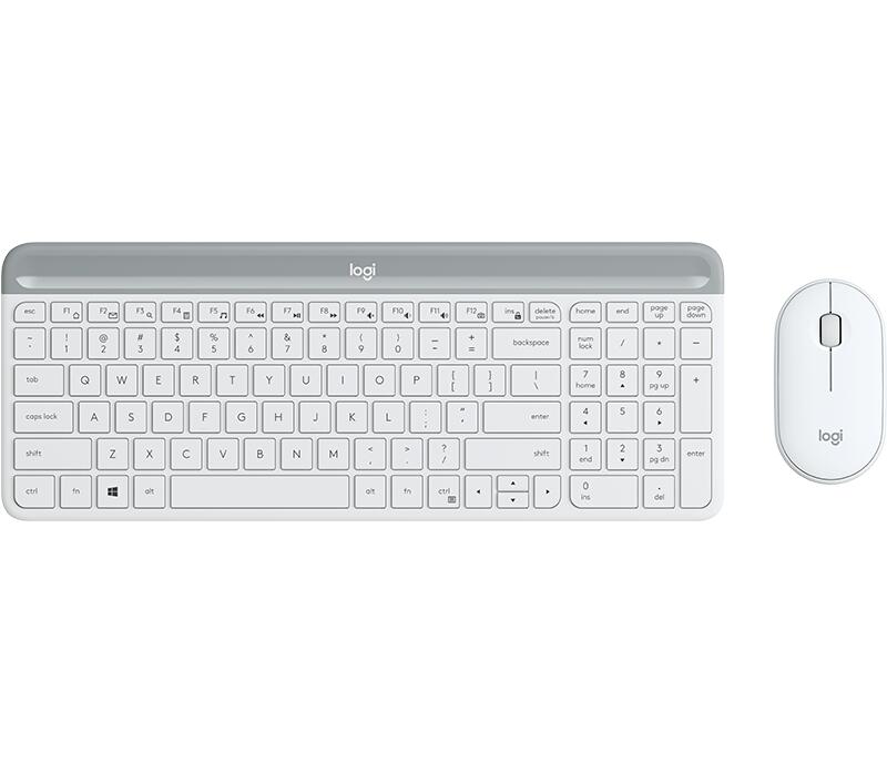 Logitech MK470 Slim Combo weiß 920-009189