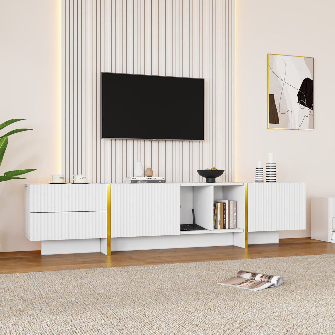 Fairmont Park Albertien TV Stand for TVs up to 85" White 85"
