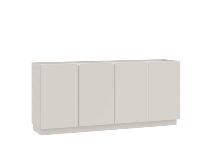 Kommode mit vier Türen und acht Einlegeböden, Kaschmir, 180 x 40 x 85,5 cm