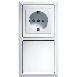 Eltako 30000310 2-fach-Rahmen für Funktaster,weiß R2-ws