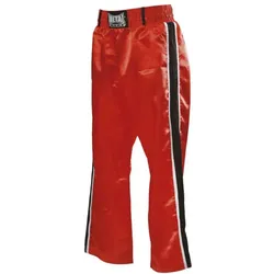 Metal Boxe, Unisex, Sporthose, Jogging mit 2 schwarzen Streifen (170), Schwarz, Rot