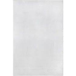 KURZFLORTEPPICH Antirutsch Geometrisch DALAR Polypropylen Weiß 240 x 340 cm