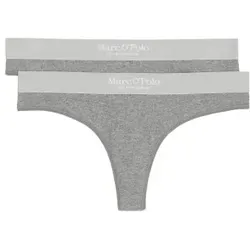 Marc O Polo Casual Thong 2P Grau Baumwolle Small Damen