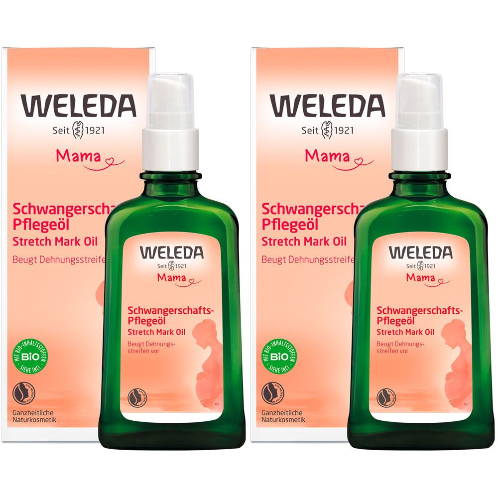 2x Weleda Schwangerschafts-Pflegeöl 2x100 ml Öl