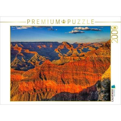CALVENDO Puzzle Sonnenuntergang am Grand Canyon | 2000 Teile Lege-Größe 90x67cm Foto-Puzzle für glückliche Stunden