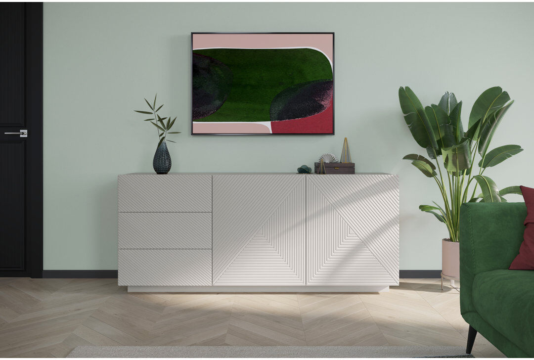 Latitude Run Aaizah 167cm Sideboard Cashmere 71cm H X 167cm W X 43cm D