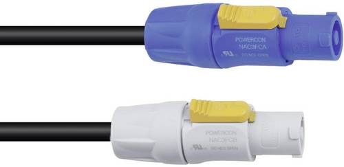 PSSO 30235070 Strom Verbindungskabel [1x PowerCon-Stecker - 1x PowerCon-Stecker] 5m Schwarz