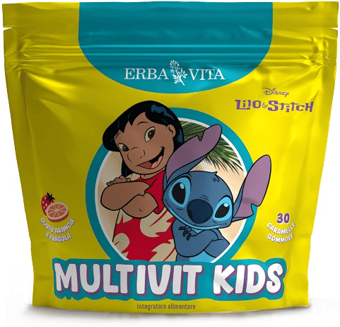 Erba Vita Multivit Kids Integratore Multivitaminico 30 Caramelle Gommose