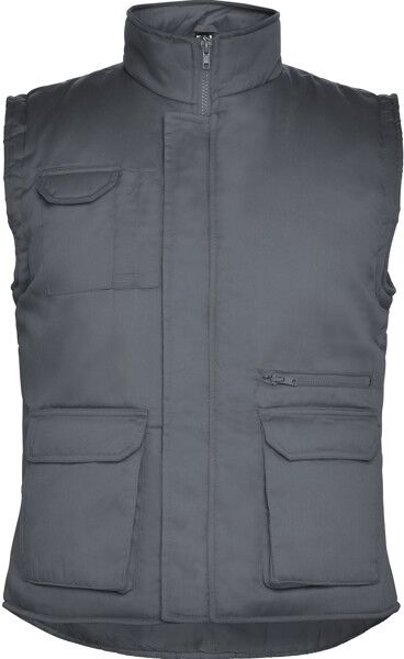 Veste de travail rembourrée personnalisable multi-poches Almanzor S Plomb