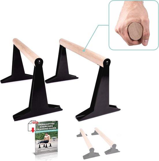 Famanu Parallettes für Calisthenics und Turnen - Ergonomische Handgriffe und Maximale Stabilität