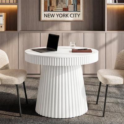 OEM "31.5"" Round Conference Table, Modern Small Meeting Home Office Table, Discussion Office Table"
