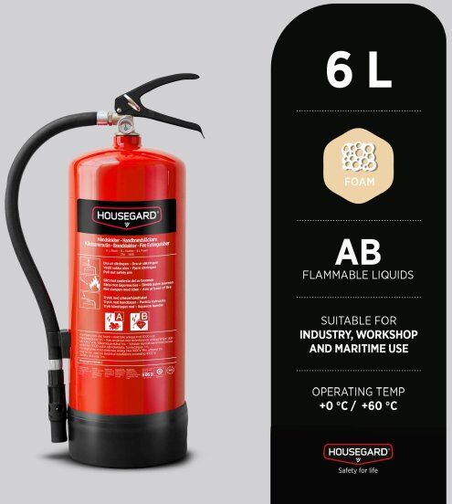 Housegard Skumslukker   6 Liter   Rød