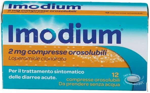 GMM FARMA Srl Imodium 2mg, 12 Compresse Orosolubili