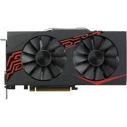 ASUS MINING-RX470-4G (4 GB, GDDR5), Grafikkarte, Rot, Schwarz