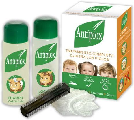 Antipiox Pack Lotion + Shampoo + nit comb + cap
