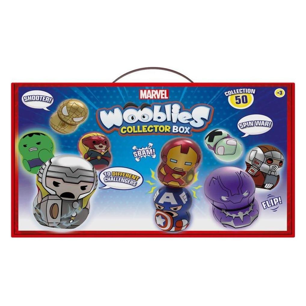 Komelon Figurka Tm Toys Marvel Wooblies - skrzynka kolekcjonerka + 4 figurki (WBM006) (WBM006)