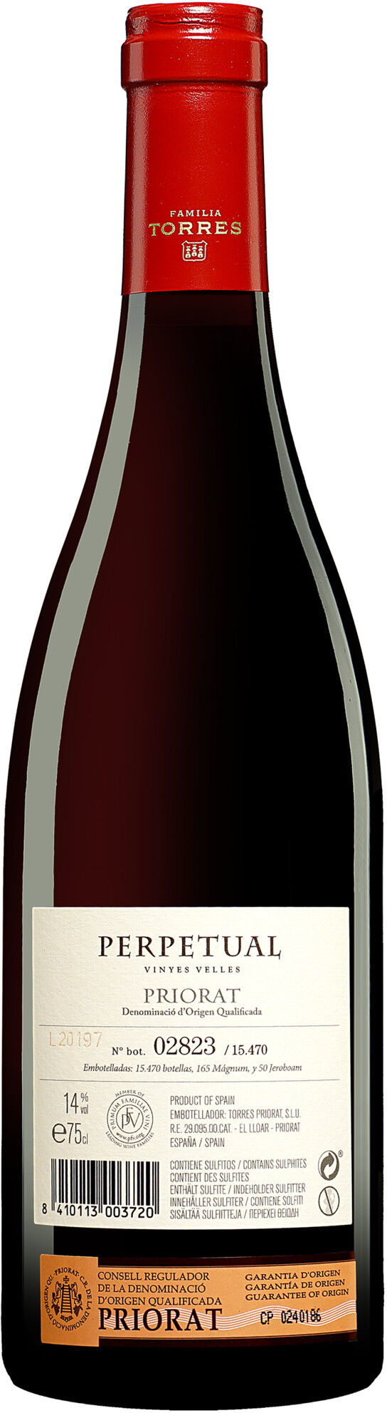 Familia Torres Torres »Perpetual« 2018 14% Vol. Rotwein Trocken aus Spanien