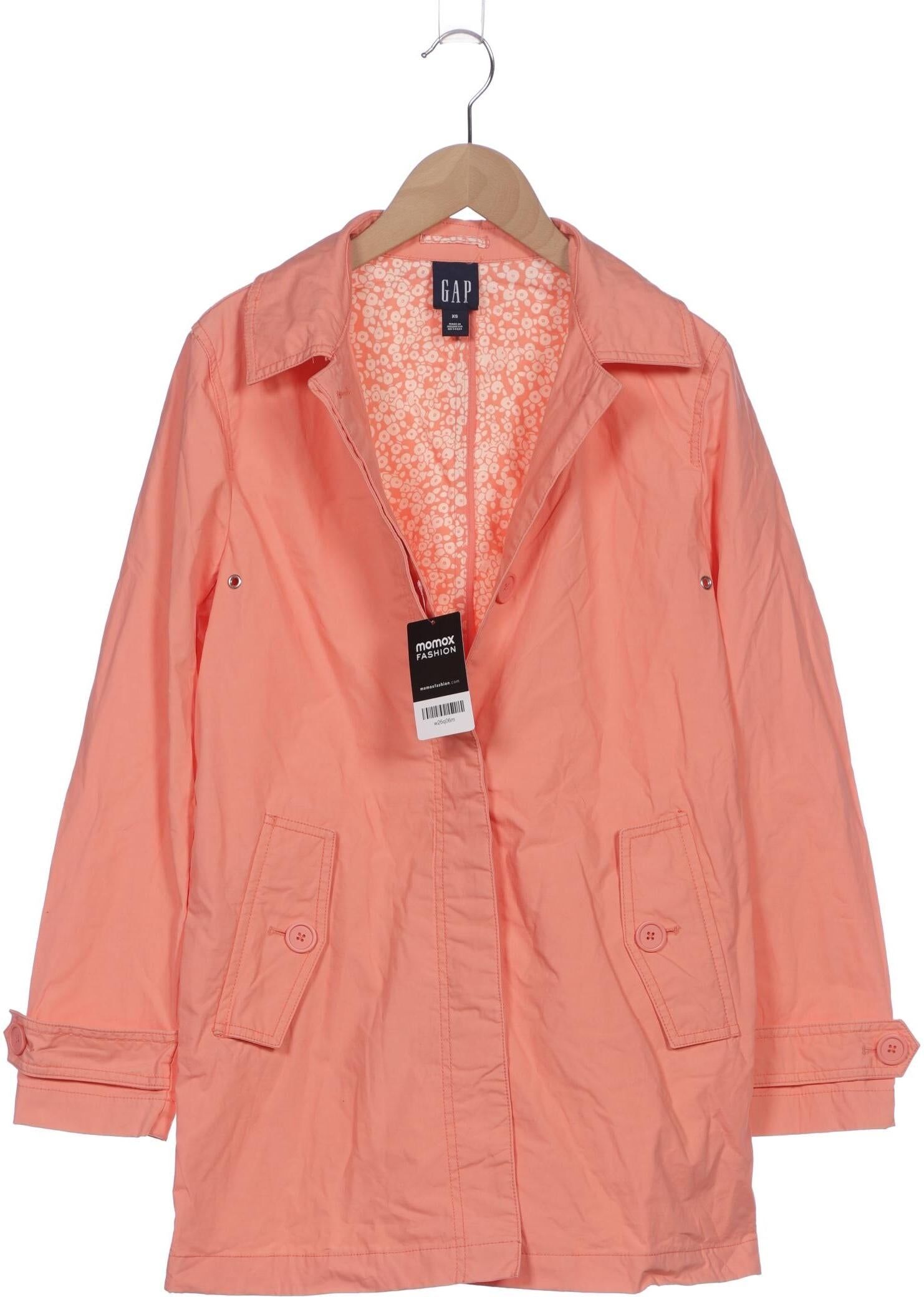 GAP Damen Mantel, Pink, Gr. XS, Baumwolle - Second Hand