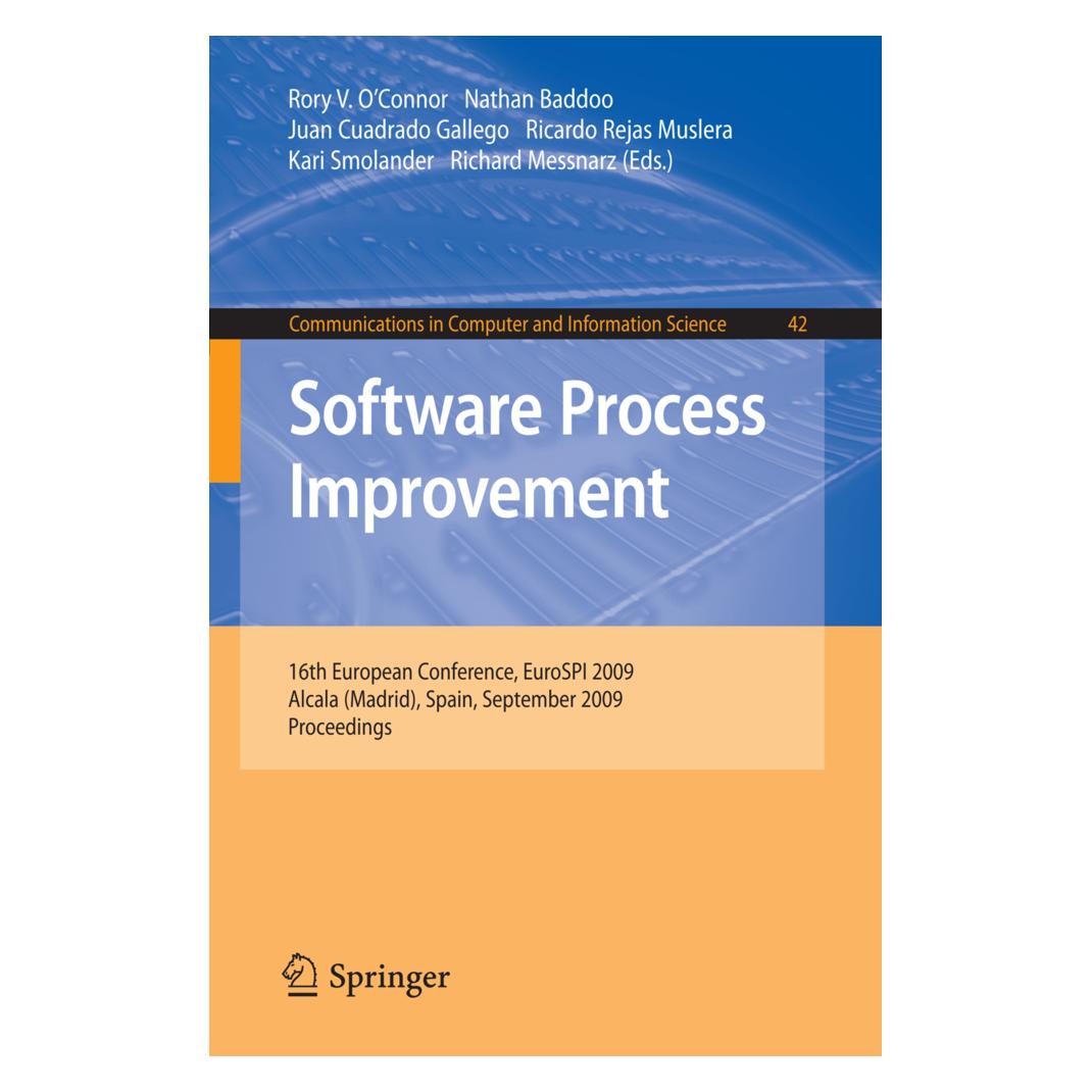 Springer Software Process Improvement (Englisch, Softcover, Juan Cuadrado Gallego, Kari Smolander, Nathan Baddoo, Ricardo Rejas Muslera, Richard Messnarz, Rory O'Connor) (55207321)