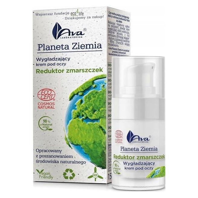 Ava Cosmetics Planet Earth Glättende Augencreme 15ml (Augenpflege Crème, 15 ml, Tag + Nacht) (5906323007410)