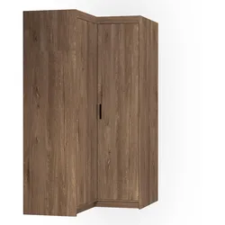 ECKSCHRANK Storicos Eiche Lefkas 97,8/190,5/97,8 cm – Modern, ideal für Ecken