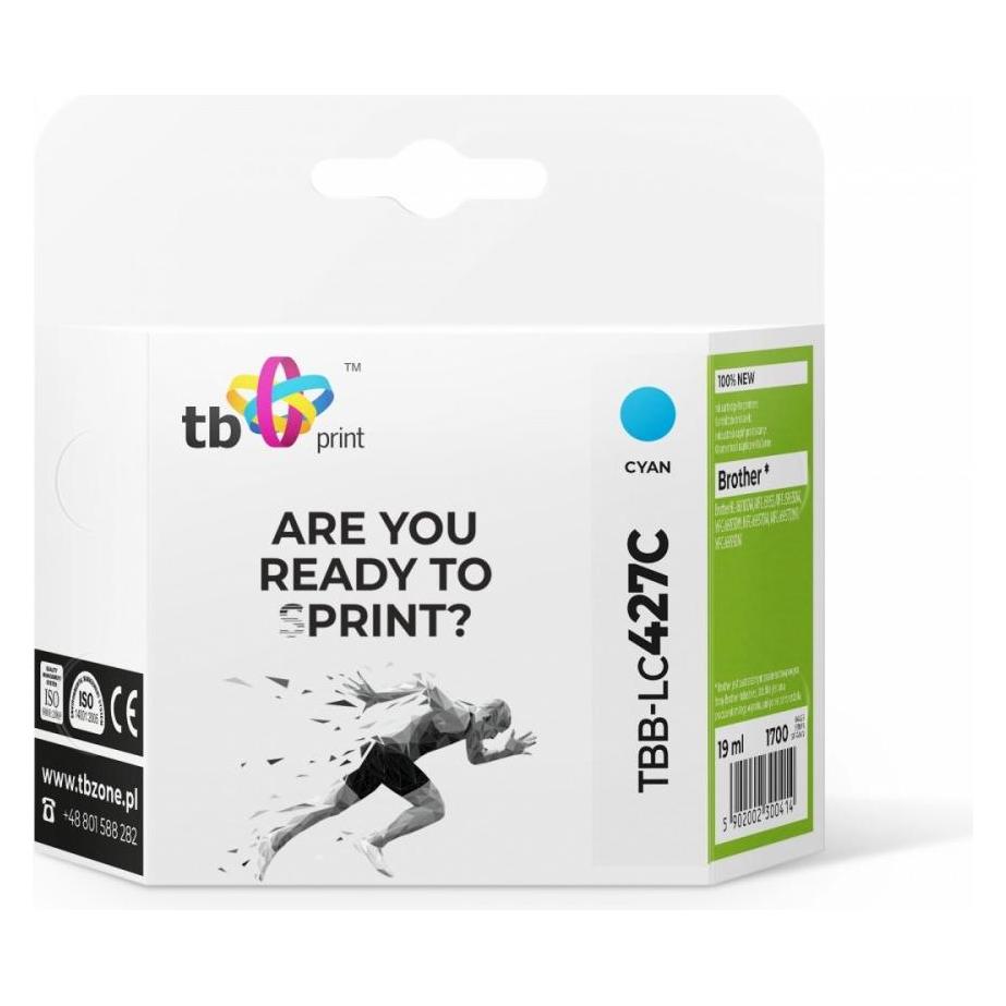 Print Tinte für Brother MFC-J5955DW TBB-LC427C 100% neu cyan (TBB-LC427C)