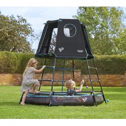 TP Toys Explorer | Outdoor Klettergerüst mit Zelt - Schwarz