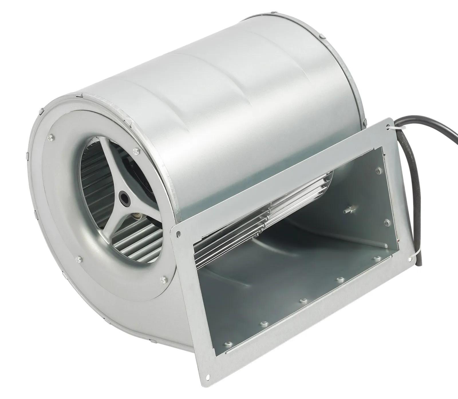 Industrieventilator - Zentrifugal Radialgebläse - 150 W - 1300 U/min - Doppelseitiger Lufteinlass - 220 V AC 50 Hz - 20,8x21,9x26,9 cm - Silber