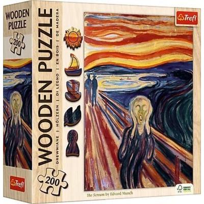 Holz Puzzle 200 - Der Schrei / Edvard Munch