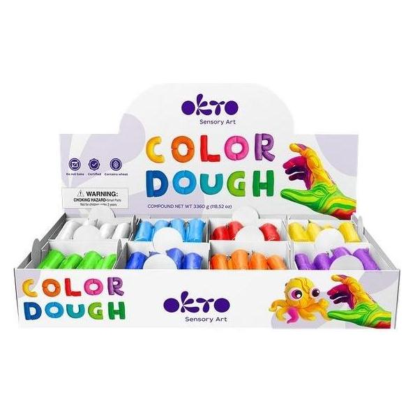 Okto Set bunte Spielknete 96 Stück, 8 Farben (58221765)