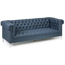 Dreisitzer-Sofa RICK, 3 Sitze, blau