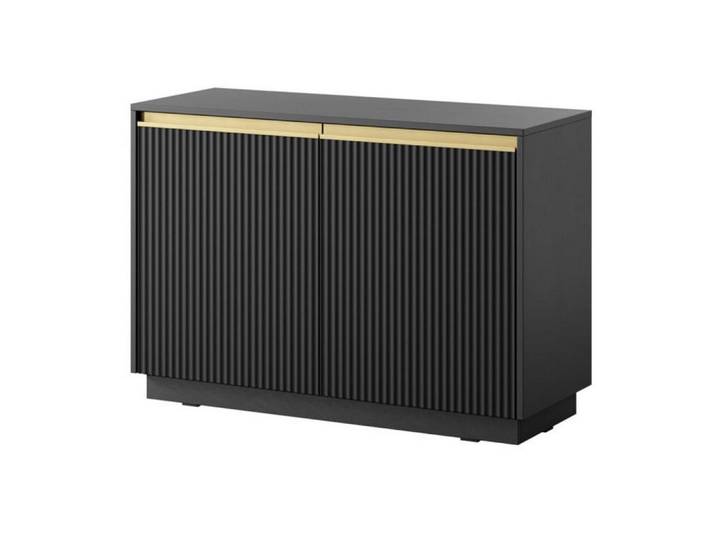 Sepro Meble Sideboard Schwarz K104 Modern, 103.5x71.6x39 cm, Kleinmöbel, Kommoden, Sideboards
