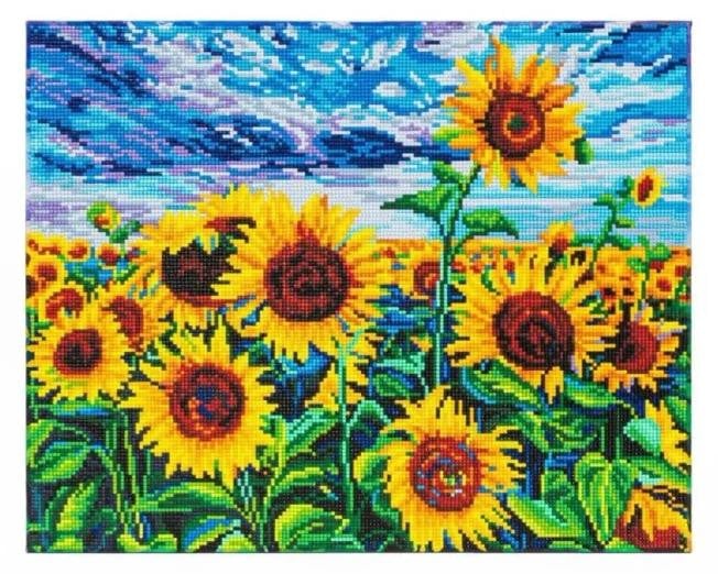 Diamond Dotz Landschap met zonnebloemen