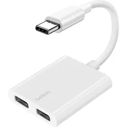 Belkin Charge Adapter (USB-C), USB Adapter, Weiss