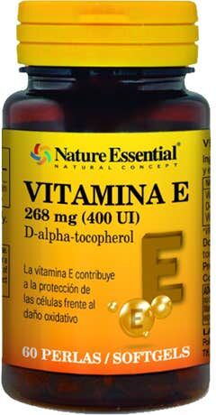 Nature Essential Vitamina E-400 Ui Natural 60 Perlas