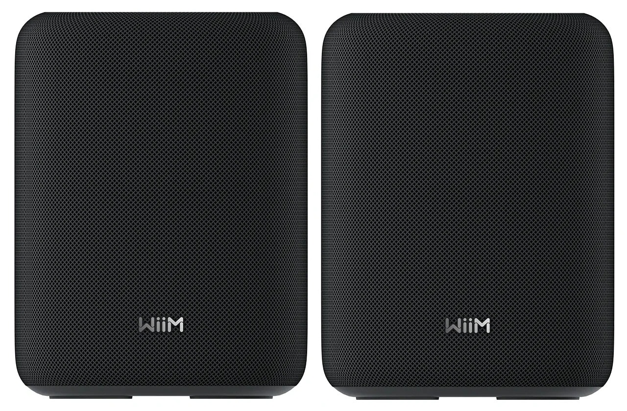 WiiM Sound LITE Twin Pack schwarz Smart Speaker Hi-Res Multiroom Lautsprecher-Set LPWISNDLTPB
