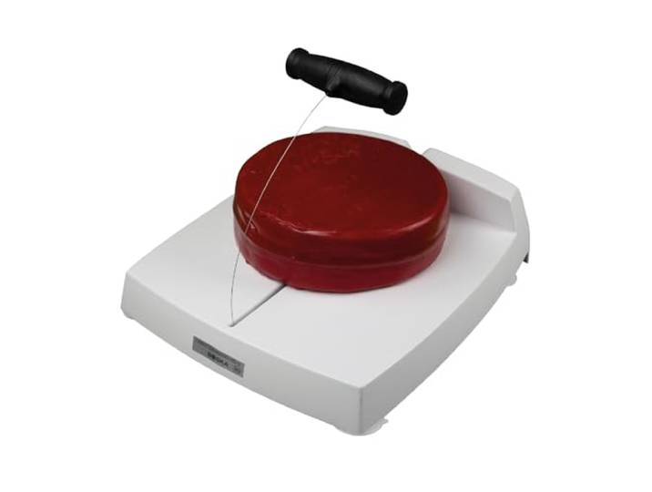 BOSKA Cheese Commander PRO+ - Professionelle Käsewerkzeuge - Für Hartkäse wie Gouda und Cheddar - Käseschneider mit Draht - Kompakt - Ersatzdrähte - Rutschfest - Profi Käseschneider