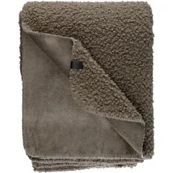 Tchibo - Schöner WOHNEN-Kollektion Wohndecke »Teddy« - taupe