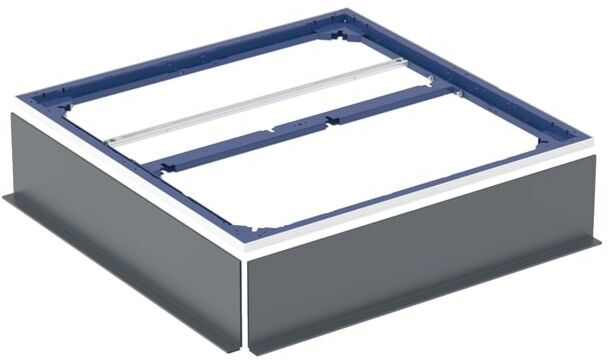 Geberit Duofix Installationsrahmen 551511001 90 x 90 cm, für Duschfläche bis 100cm, für 5 Füße