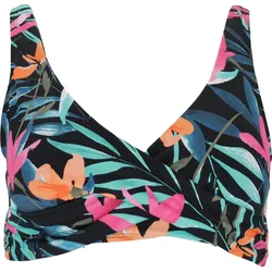 Firefly Mirabelle II MM Twisted-Effekt Damen Bikinioberteil schwarz/bunt - 44C