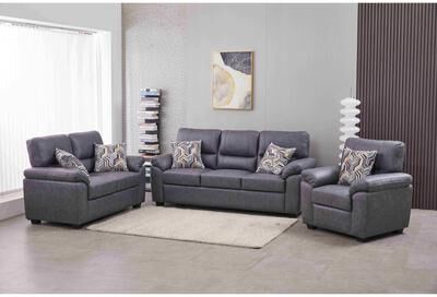 Faux Leather Living Room Set
