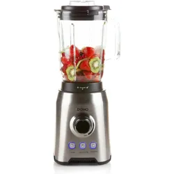 Domo DO710BL, Standmixer, Schwarz, Transparent, Kupfer, Silber