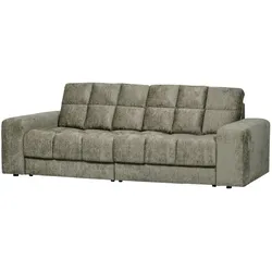 Sofa Date aus Struktursamt, klassisch, Frost grau, 2–3 Sitzplätze, pflegeleicht und robust