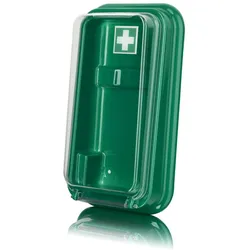 Magni, Erste Hilfe Set, Barikos Kunststoff Wandhalterung für Augenspülflasche KS 620ml - Sichere Wandbox mit Deckel für Bari