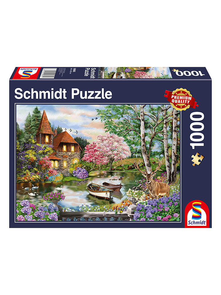 Schmidt Spiele 1.000tlg Puzzle "Haus am See" - ab 12 Jahren - onesize