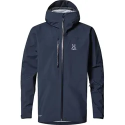 Haglöfs Herren Front Proof Regenjacke - S - Tarn Blue